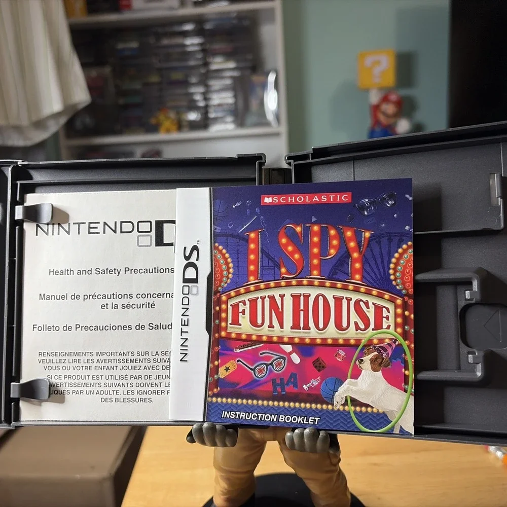 I Spy Fun House Nintendo DS Case and Manual Only No Game Scholastic 2007